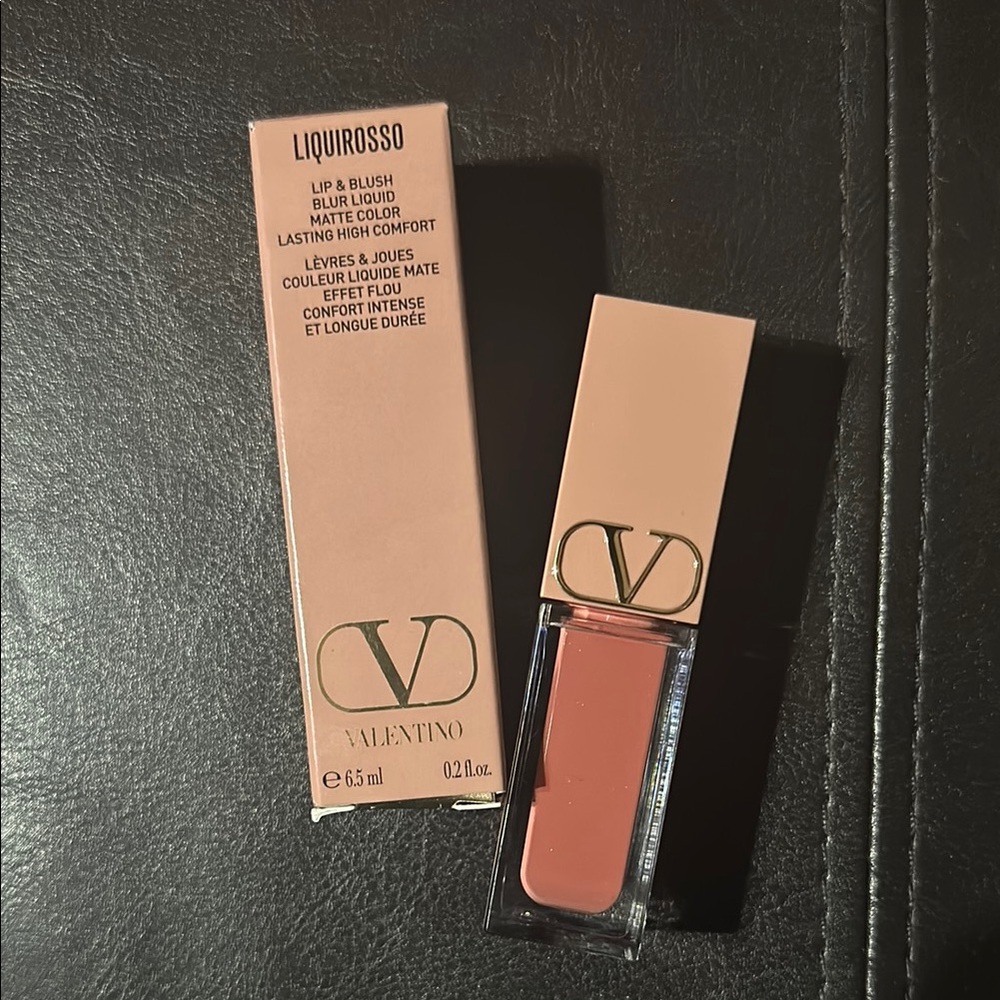 Valentino Liquirosso Matte Lip & Blush - After Club